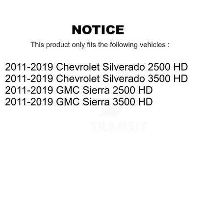 [Avant] Amortisseur de suspension pour 2011-2019 GMC Chevrolet Sierra 2500 HD Silverado 3500 KSS-108260