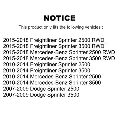 [Avant Droite] Jambe de suspension pour Mercedes-Benz Sprinter 2500 3500 Dodge KSS-108263