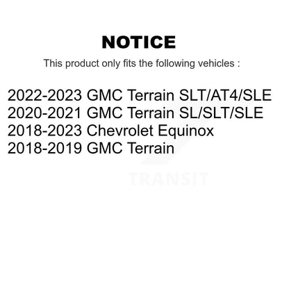 [Arrière] Amortisseur de suspension pour Chevrolet Equinox GMC Terrain KSS-108345