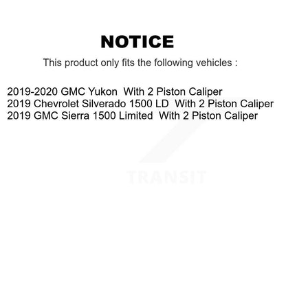 [Avant] Plaquette de frein pour GMC Chevrolet Silverado 1500 LD Sierra KSW-100331