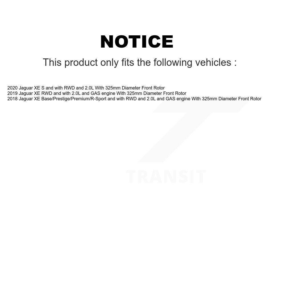 [Avant] Plaquette de frein pour Jaguar XE KSW-100794
