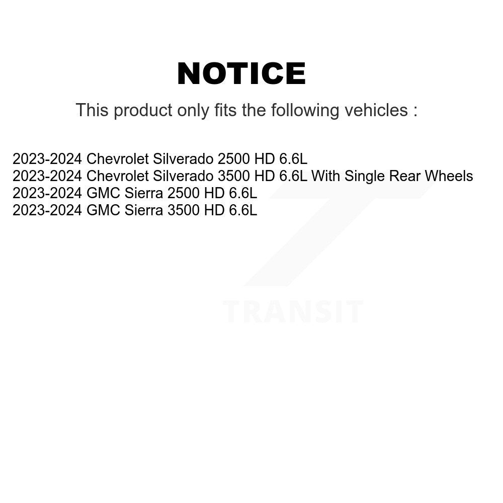 [Avant et Arrière] Plaquette de frein pour GMC Chevrolet Sierra 2500 HD 3500 KSW-100857