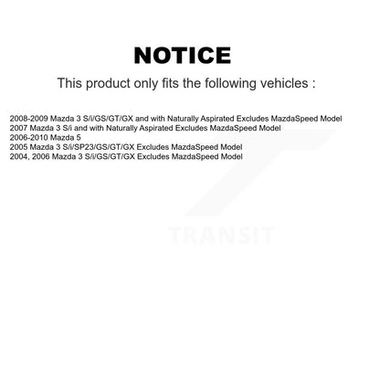 [Avant Gauche] Ensemble de jambe de suspension avec ressort hélicoïdal pour Mazda 3 5 KT7-100009