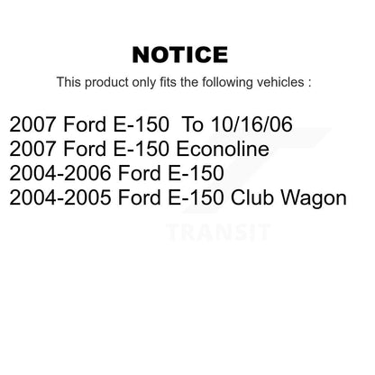 [Avant + Arrière] Kit de plaquette (céramique) de frein pour Ford E-150 Club Wagon Econoline KTC-100031