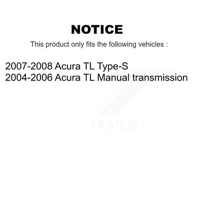 [Avant + Arrière] Kit de plaquette (céramique) de frein pour Acura TL KTC-100035