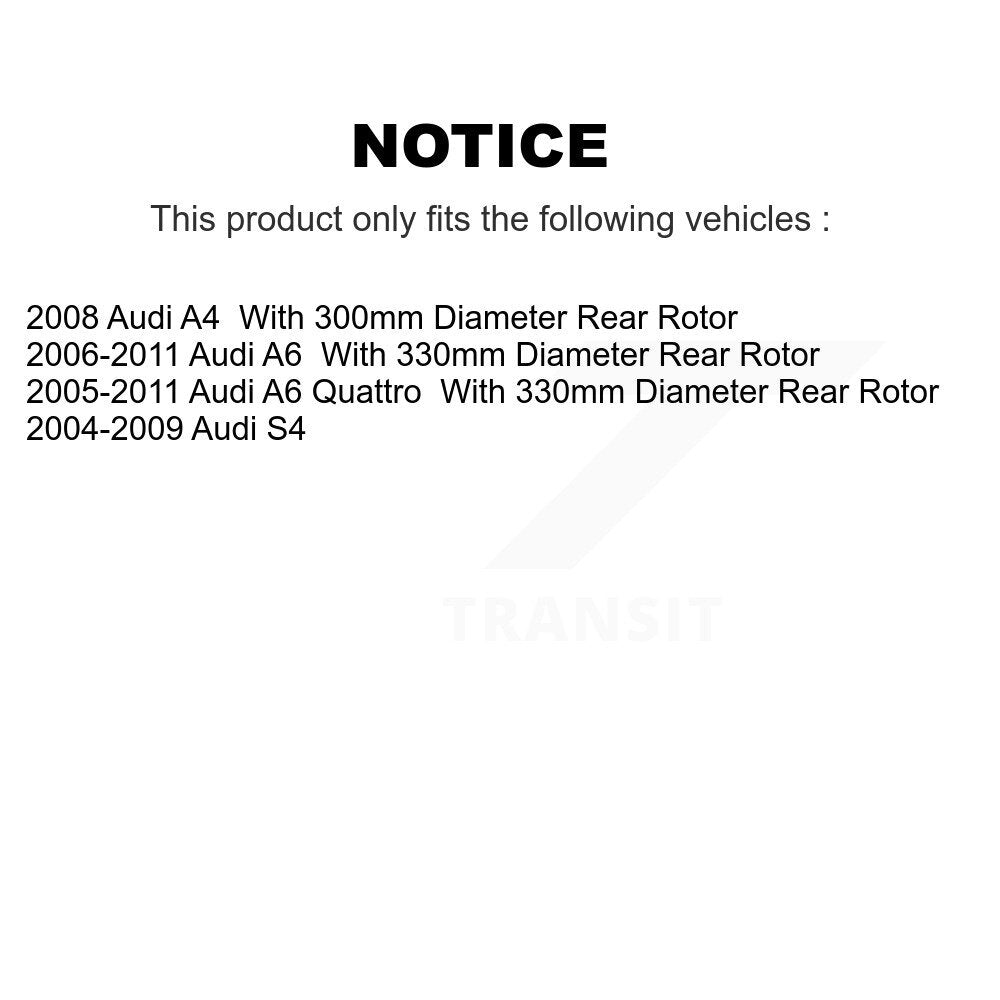 [Avant + Arrière] Kit de plaquette (céramique) de frein pour Audi A6 Quattro S4 A4 KTC-100069