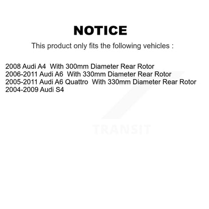 [Avant + Arrière] Kit de plaquette (céramique) de frein pour Audi A6 Quattro S4 A4 KTC-100069