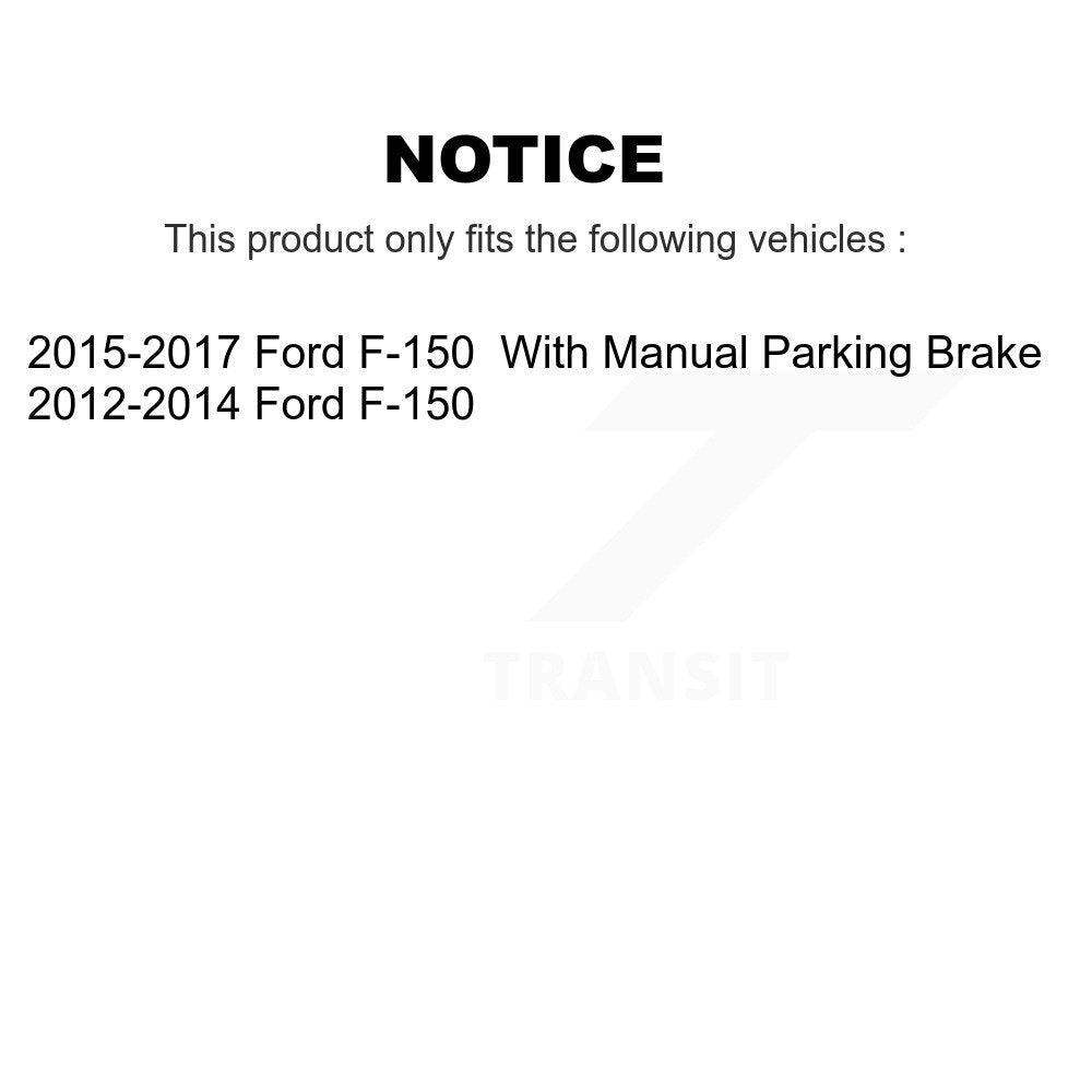 [Avant + Arrière] Kit de plaquette (céramique) de frein pour Ford F-150 KTC-100198