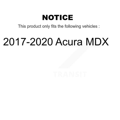 [Avant + Arrière] Kit de plaquette (céramique) de frein pour 2017-2020 Acura MDX KTC-100290