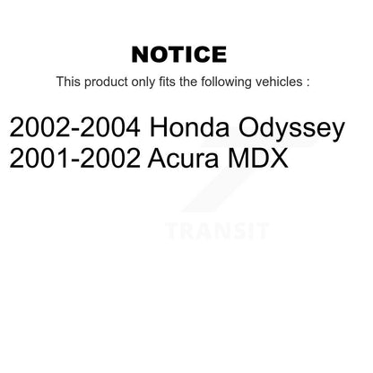 [Avant + Arrière] Kit de plaquette (céramique) de frein pour Honda Odyssey Acura MDX KTC-100399