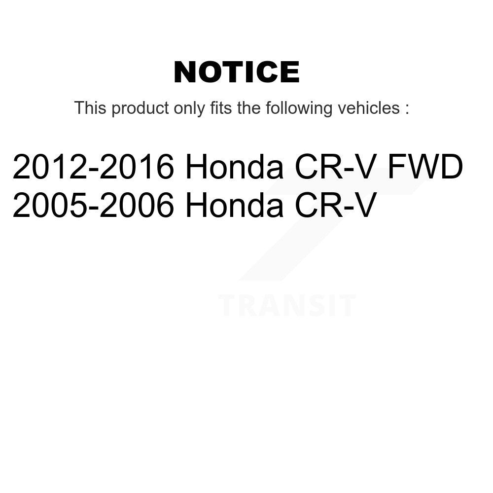 [Avant + Arrière] Kit de plaquette (céramique) de frein pour Honda CR-V KTC-100468