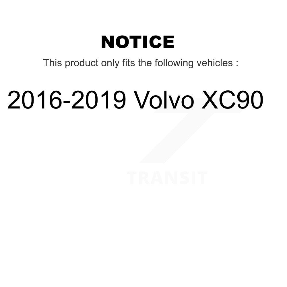 [Avant + Arrière] Kit de plaquette (céramique) de frein pour 2016-2019 Volvo XC90 KTC-100556
