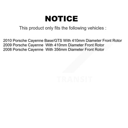 [Avant + Arrière] Kit de plaquette (céramique) de frein pour Porsche Cayenne KTC-100565