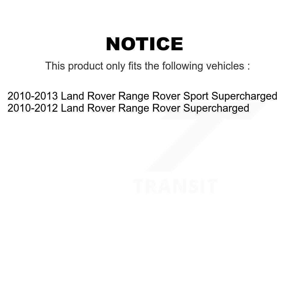 [Avant + Arrière] Kit de plaquette (céramique) de frein pour Land Rover Range Sport Supercharged KTC-100578