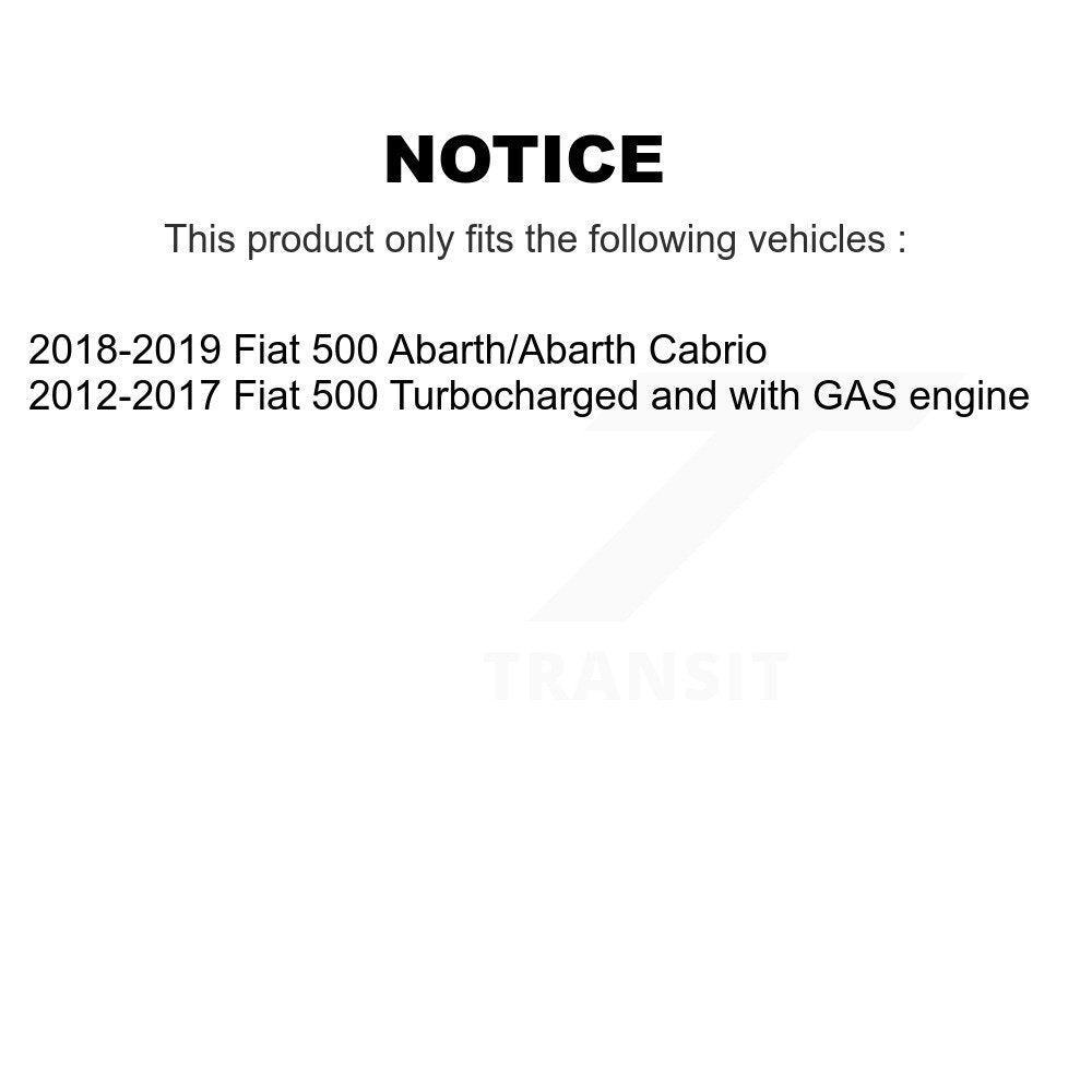 [Avant + Arrière] Kit de plaquette (céramique) de frein pour Fiat 500 KTC-100589