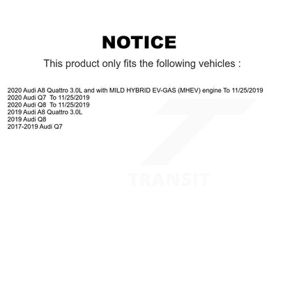 [Avant + Arrière] Kit de plaquette (céramique) de frein pour Audi Q7 Q8 A8 Quattro KTC-100594