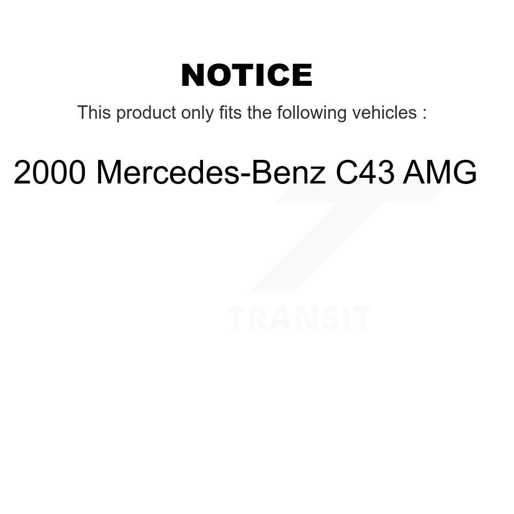 [Avant + Arrière] Kit de plaquette (céramique) de frein pour 2000 Mercedes-Benz C43 AMG KTC-100614