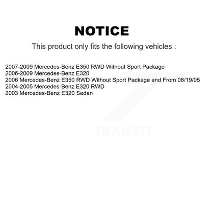 [Avant + Arrière] Kit de plaquette (céramique) de frein pour Mercedes-Benz E350 E320 KTC-100618