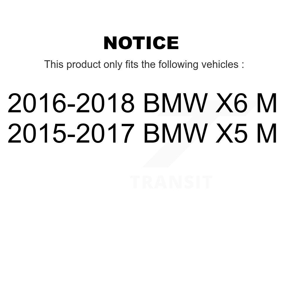 [Avant + Arrière] Kit de plaquette (céramique) de frein pour BMW X5 X6 M KTC-100668