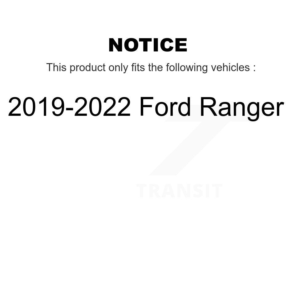 [Avant + Arrière] Kit de plaquette (céramique) de frein pour 2019-2022 Ford Ranger KTC-100696