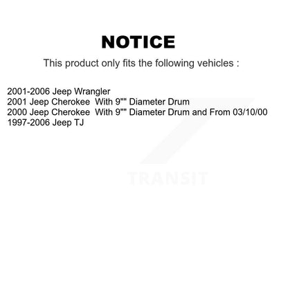 [Avant + Arrière] Kit de plaquette (céramique) de frein pour Jeep Wrangler Cherokee TJ KTN-100079