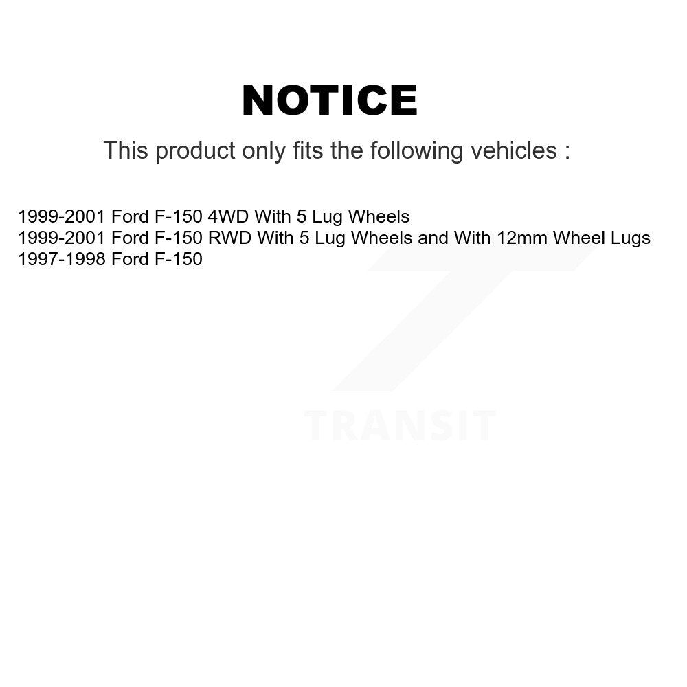 [Avant + Arrière] Kit de plaquette (céramique) de frein pour Ford F-150 KTN-100125