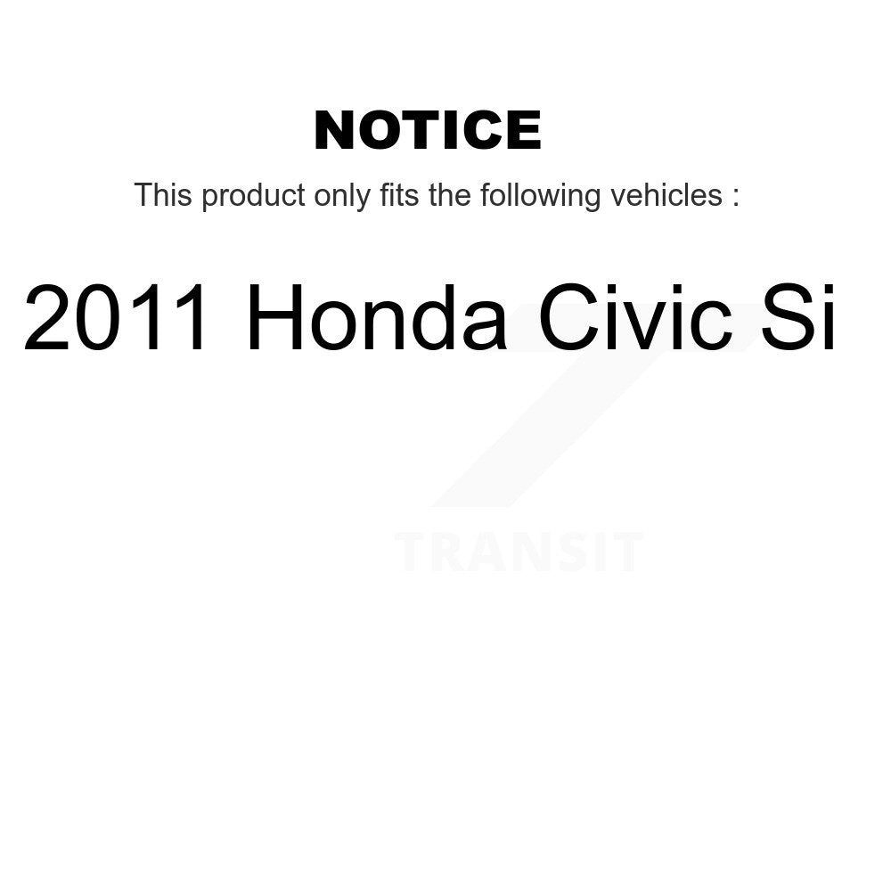 [Avant + Arrière] Kit de plaquette (céramique) de frein pour 2011 Honda Civic Si KTN-100237