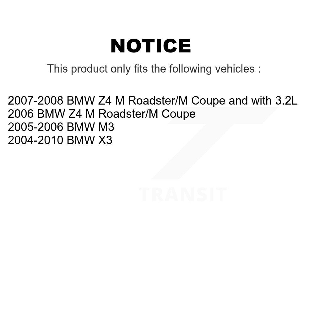 [Avant + Arrière] Kit de plaquette (céramique) de frein pour BMW X3 Z4 M3 KTN-100563