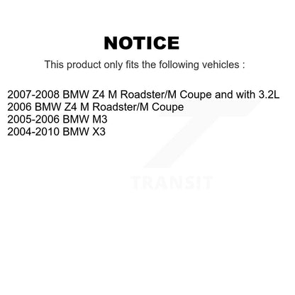 [Avant + Arrière] Kit de plaquette (céramique) de frein pour BMW X3 Z4 M3 KTN-100563