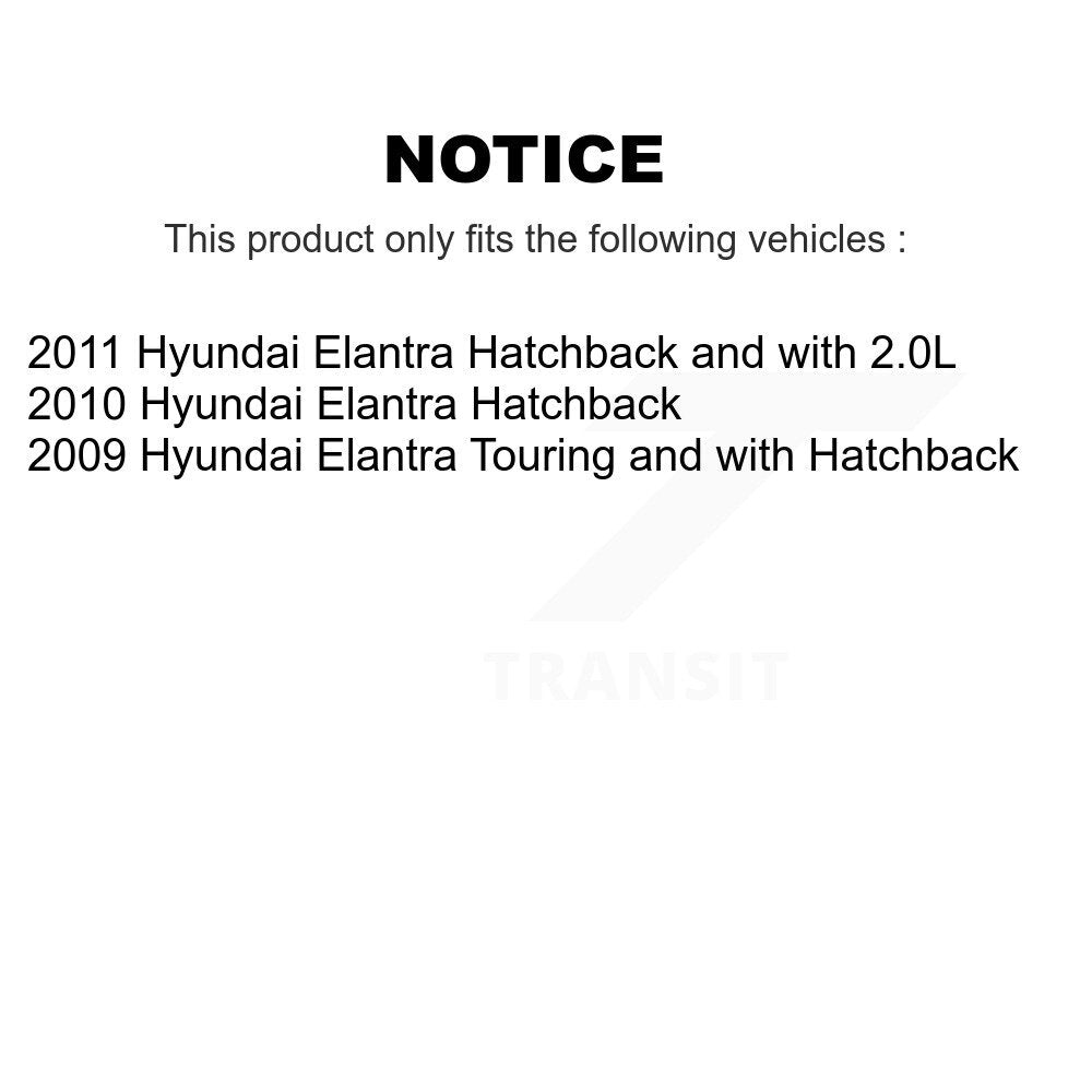 [Avant + Arrière] Kit de plaquette (céramique) de frein pour Hyundai Elantra KTN-100629