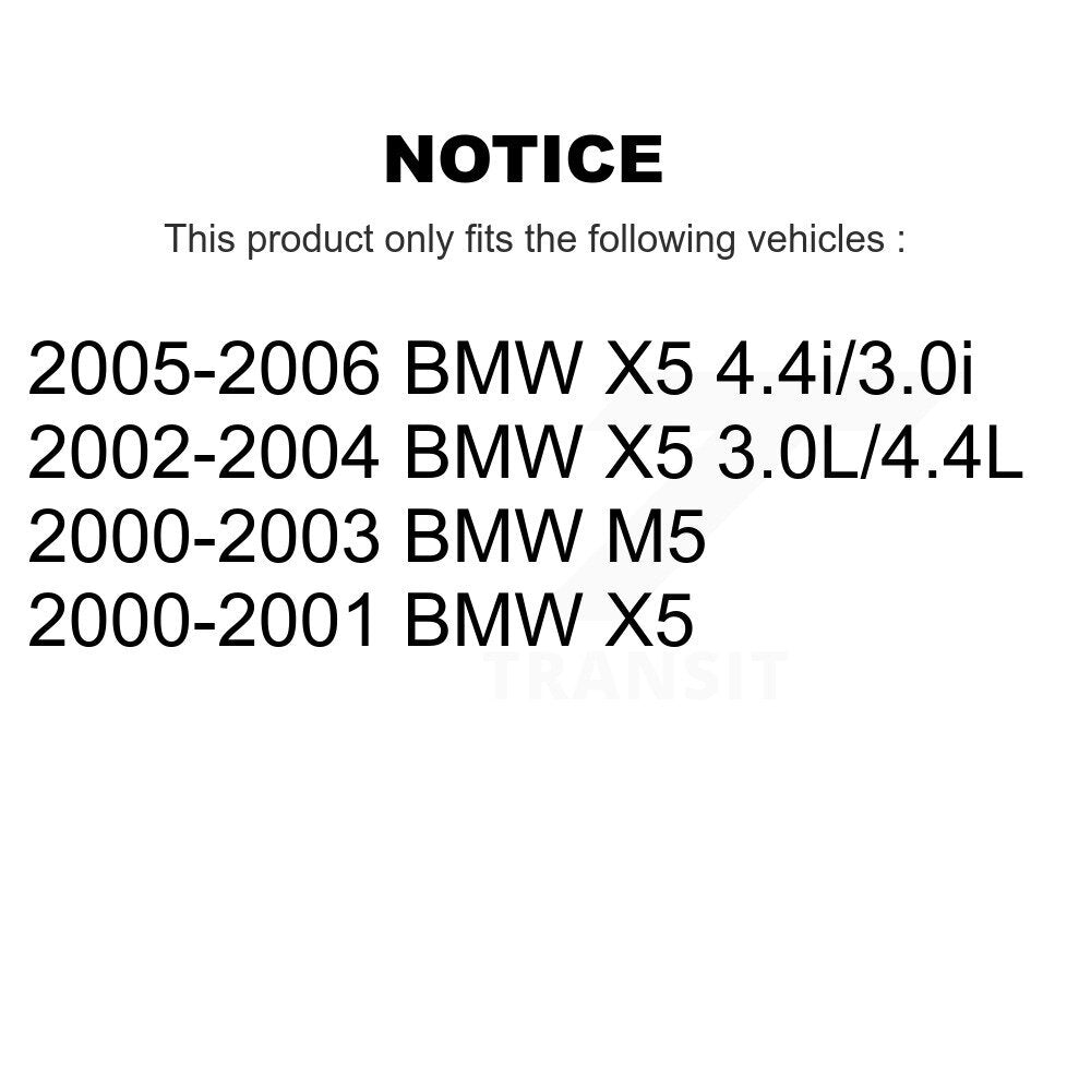 [Avant + Arrière] Kit de plaquette (céramique) de frein pour BMW X5 M5 KTN-100832