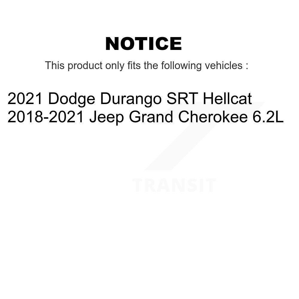 [Avant + Arrière] Kit de plaquette (céramique) de frein pour Jeep Grand Cherokee Dodge Durango KTN-100867