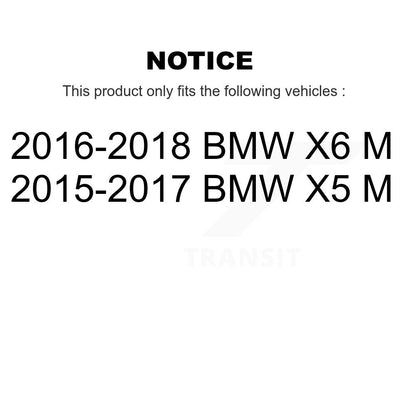 [Avant + Arrière] Kit de plaquette (céramique) de frein pour BMW X5 X6 M KTN-100870