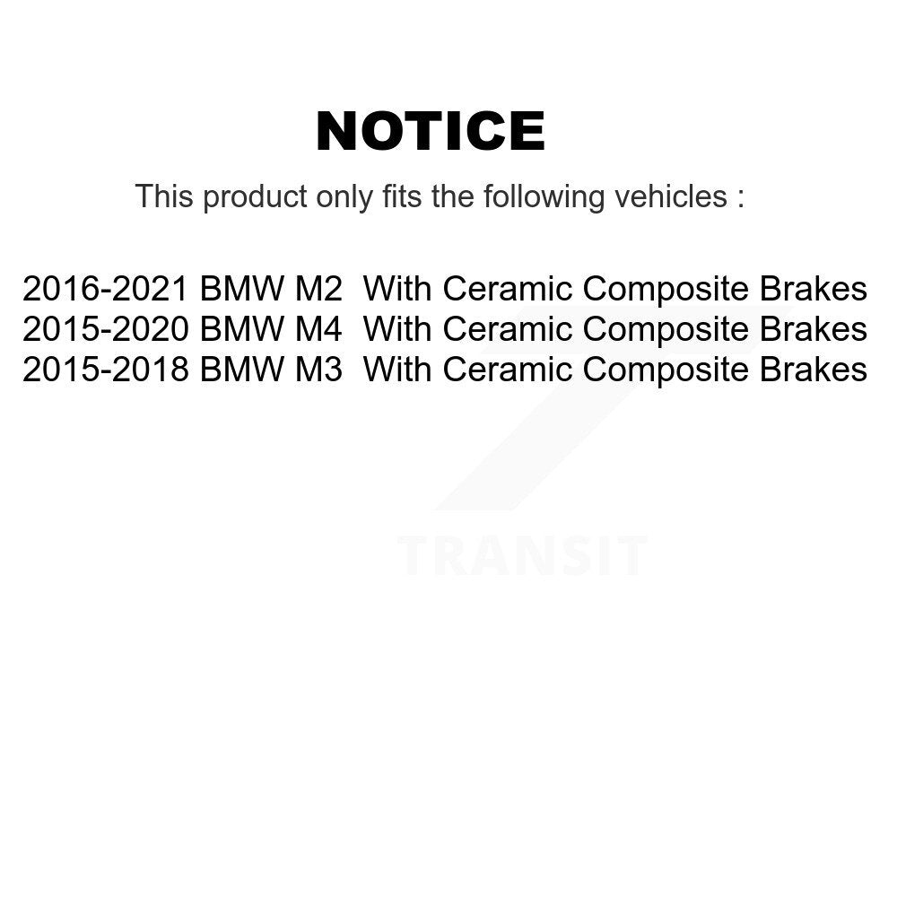 [Avant et Arrière] Plaquette de frein pour BMW M4 M2 M3 KTN-100888