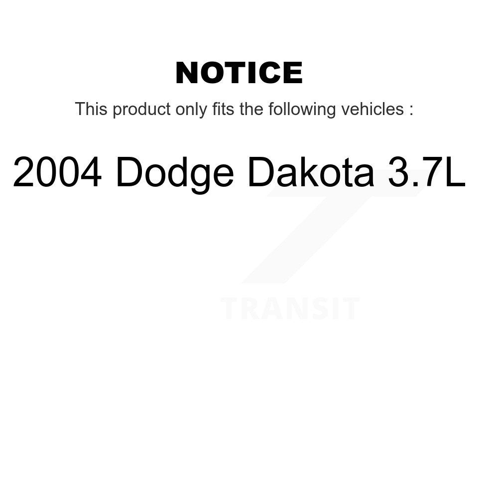 [Avant et Arrière] Plaquette de frein pour 2004 Dodge Dakota 3.7L KTN-100906