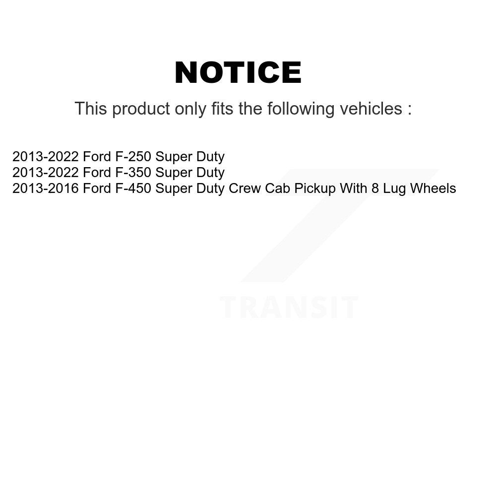 [Avant et Arrière] Plaquette de frein pour Ford F-350 Super Duty F-250 F-450 KTN-100908