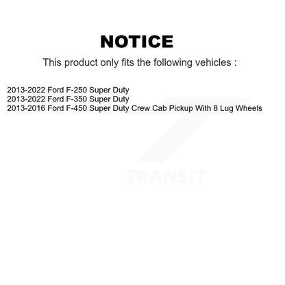 [Avant et Arrière] Plaquette de frein pour Ford F-350 Super Duty F-250 F-450 KTN-100908