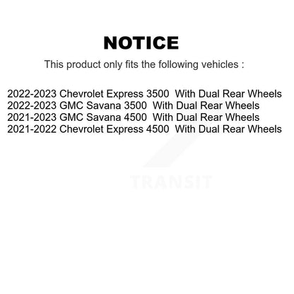 [Avant et Arrière] Plaquette de frein pour GMC Savana 3500 Chevrolet Express 4500 KTN-100936