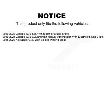 [Avant et Arrière] Plaquette de frein pour Kia Stinger Genesis G70 KTN-100955