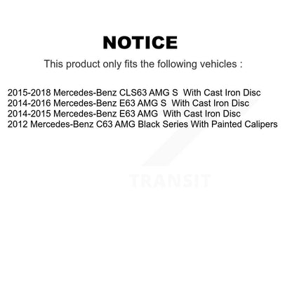 [Avant et Arrière] Plaquette de frein pour Mercedes-Benz E63 AMG S C63 CLS63 KTN-100965