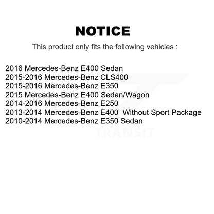 [Avant et Arrière] Plaquette de frein pour Mercedes-Benz E350 E400 E250 CLS400 KTN-101010
