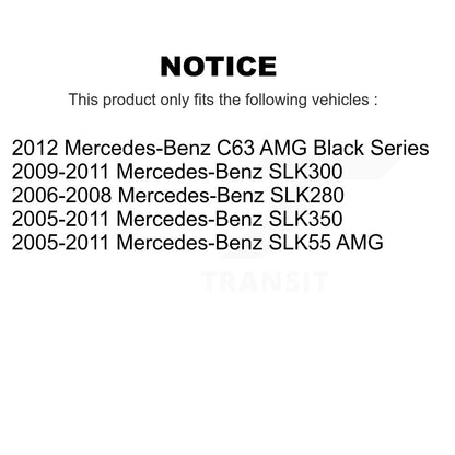 [Avant] Kit d'ensemble de bras de suspension et joint à rotule pour Mercedes-Benz SLK350 SLK280 SLK300 SLK55 AMG C63 KTR-100003