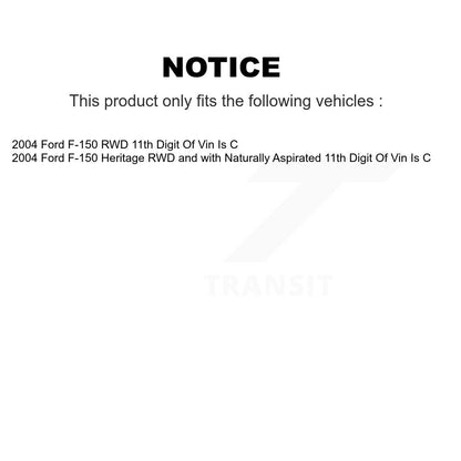 [Avant] Kit d'ensemble de bras de suspension et joint à rotule pour 2004 Ford F-150 Heritage 11th Digit Of Vin Is C KTR-100049