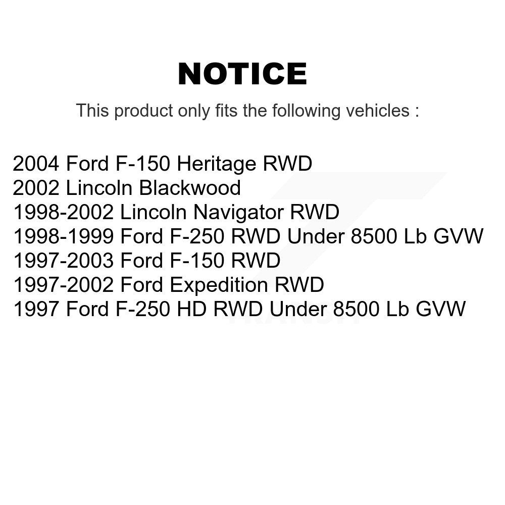 [Avant] Kit d'ensemble de bras de suspension et joint à rotule pour Ford F-150 Expedition Lincoln Navigator F-250 Blackwood KTR-100050