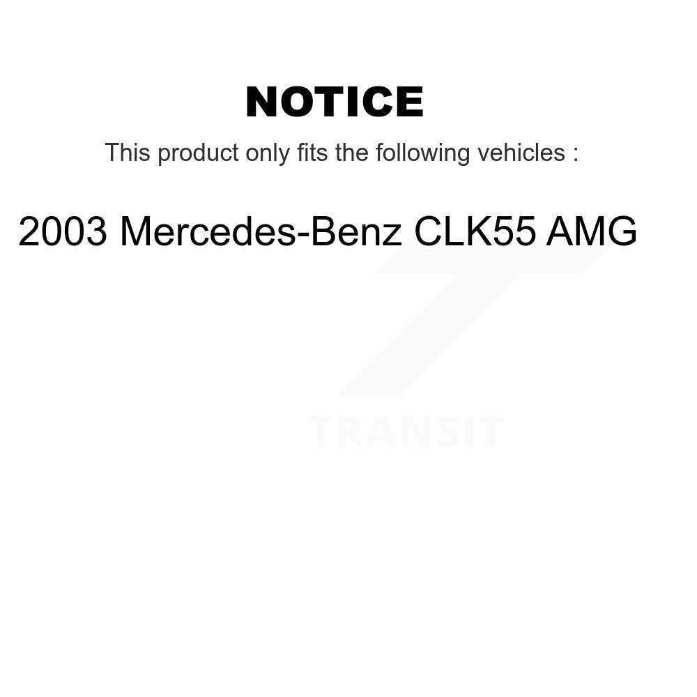 [Avant] Kit d'ensemble de bras de suspension et joint à rotule pour 2003 Mercedes-Benz CLK55 AMG avec Sport KTR-100052