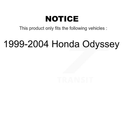 [Avant] Kit d'ensemble de bras de suspension et joint à rotule pour 1999-2004 Honda Odyssey KTR-100086
