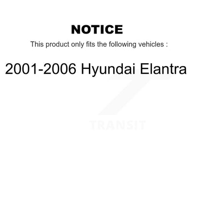 [Avant] Kit d'ensemble de bras de suspension et joint à rotule pour 2001-2006 Hyundai Elantra KTR-100087