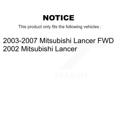 [Avant] Kit d'ensemble de bras de suspension et joint à rotule pour Mitsubishi Lancer KTR-100102