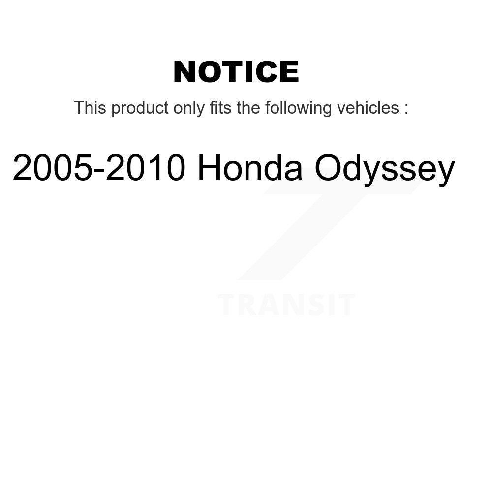 [Avant] Kit d'ensemble de bras de suspension et joint à rotule pour 2005-2010 Honda Odyssey KTR-100107