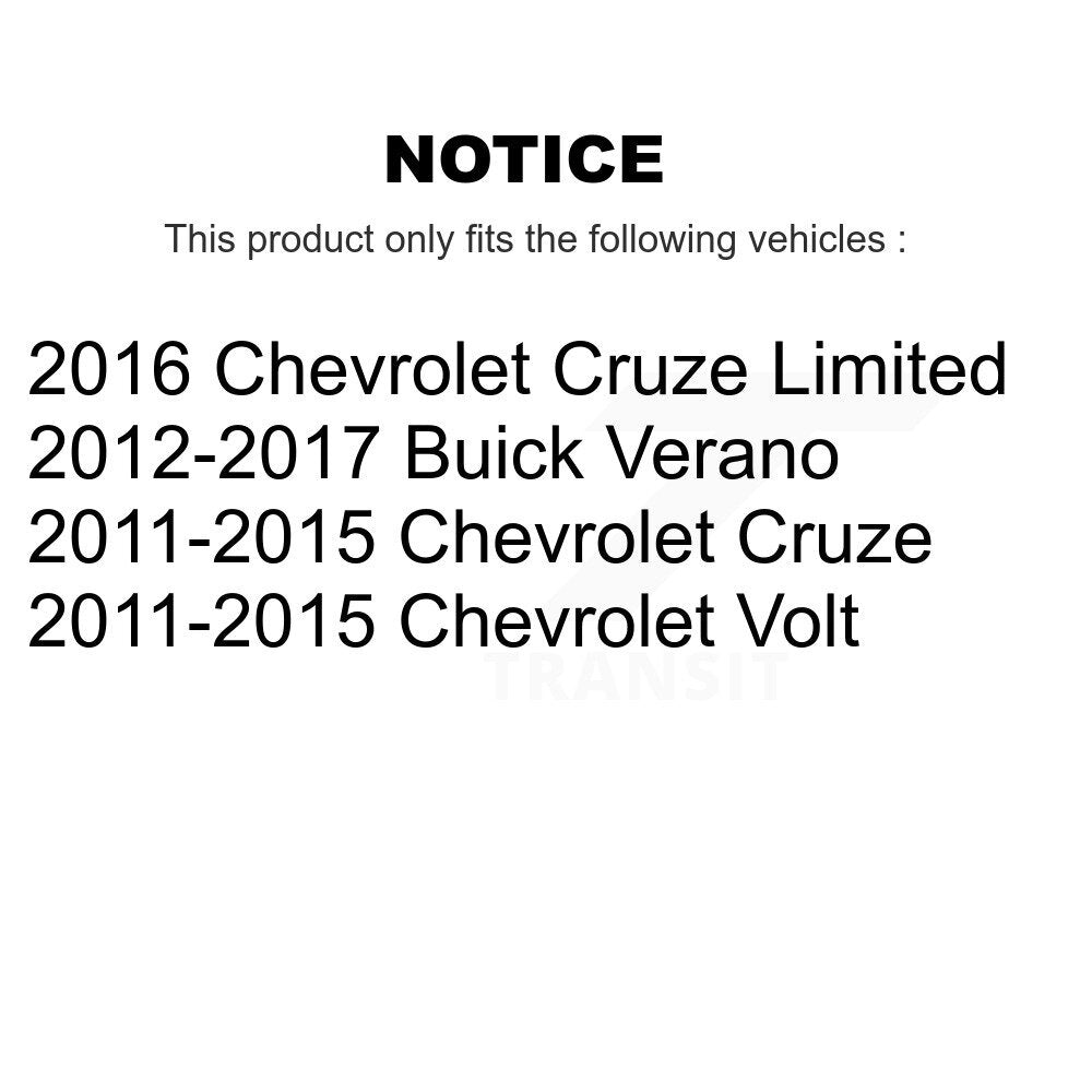 [Avant] Kit d'ensemble de bras de suspension et joint à rotule pour Chevrolet Cruze Buick Verano Limited Volt KTR-100152